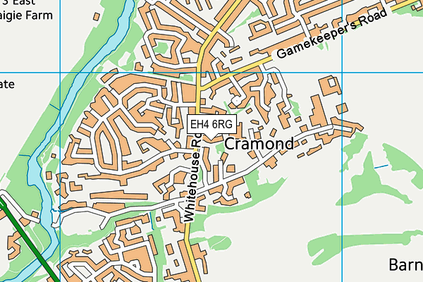 EH4 6RG map - OS VectorMap District (Ordnance Survey)