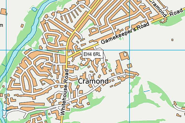 EH4 6RL map - OS VectorMap District (Ordnance Survey)