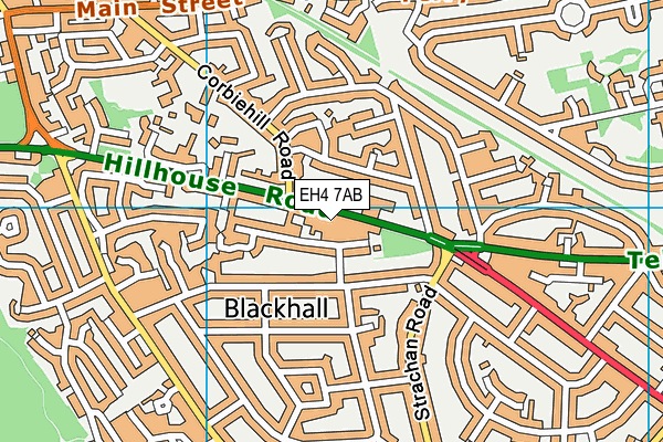EH4 7AB map - OS VectorMap District (Ordnance Survey)