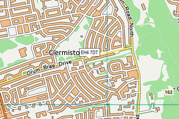 EH4 7DT map - OS VectorMap District (Ordnance Survey)