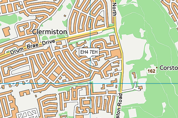 EH4 7EH map - OS VectorMap District (Ordnance Survey)