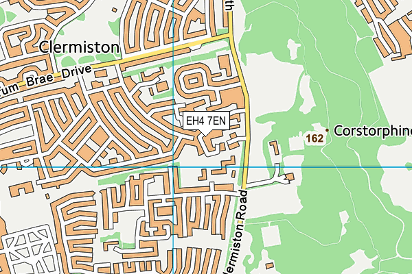 EH4 7EN map - OS VectorMap District (Ordnance Survey)