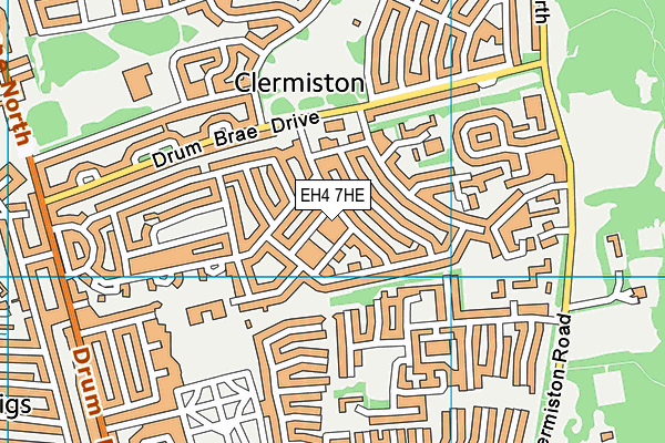 EH4 7HE map - OS VectorMap District (Ordnance Survey)