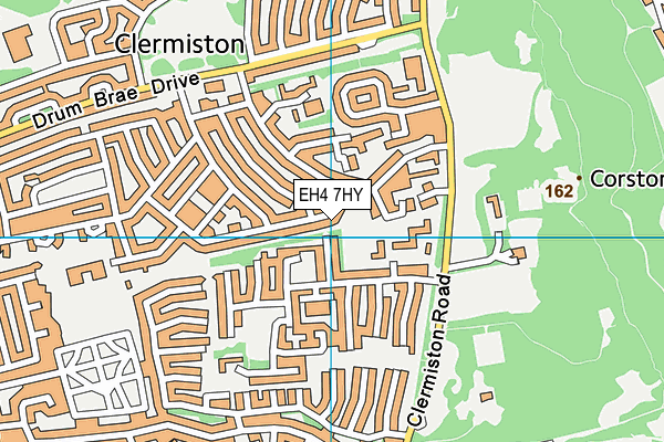 EH4 7HY map - OS VectorMap District (Ordnance Survey)