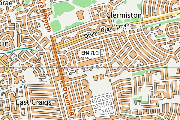 EH4 7LQ map - OS VectorMap District (Ordnance Survey)