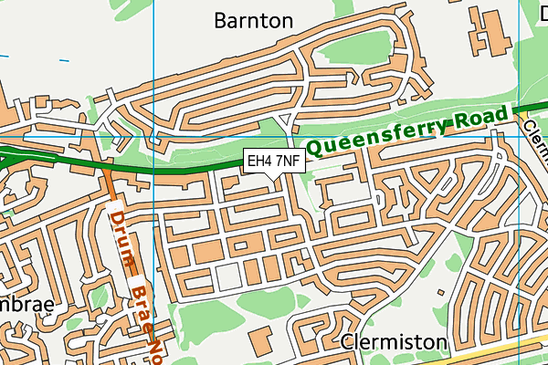 EH4 7NF map - OS VectorMap District (Ordnance Survey)