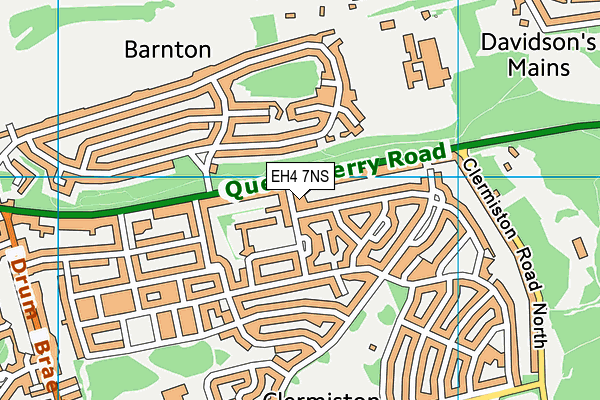 EH4 7NS map - OS VectorMap District (Ordnance Survey)