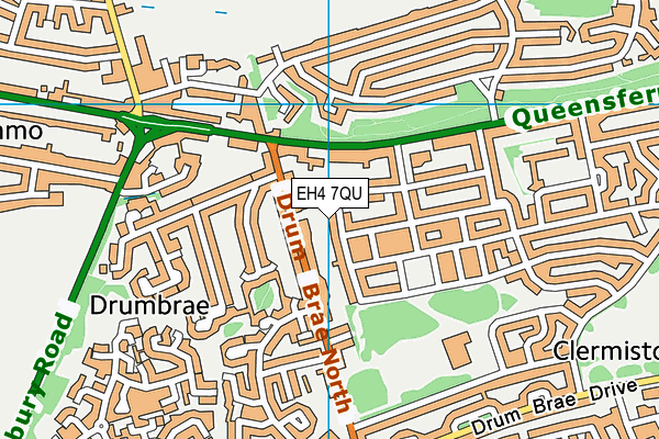 EH4 7QU map - OS VectorMap District (Ordnance Survey)