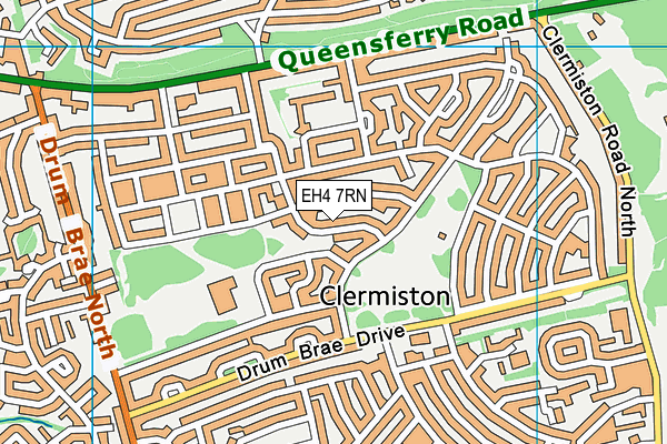 EH4 7RN map - OS VectorMap District (Ordnance Survey)