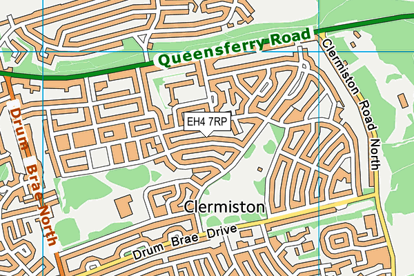 EH4 7RP map - OS VectorMap District (Ordnance Survey)