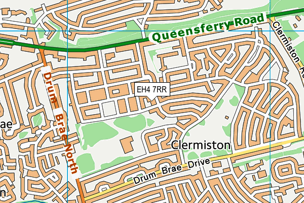 EH4 7RR map - OS VectorMap District (Ordnance Survey)