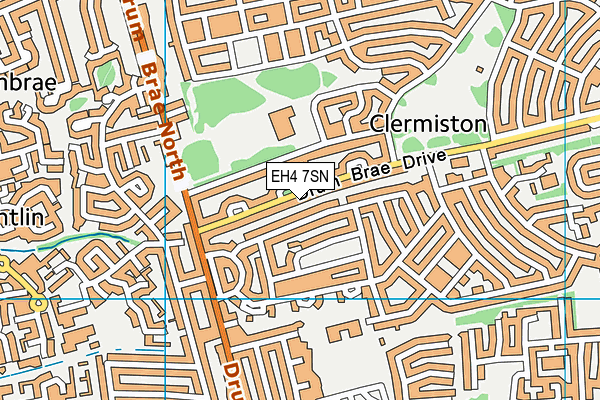 EH4 7SN map - OS VectorMap District (Ordnance Survey)