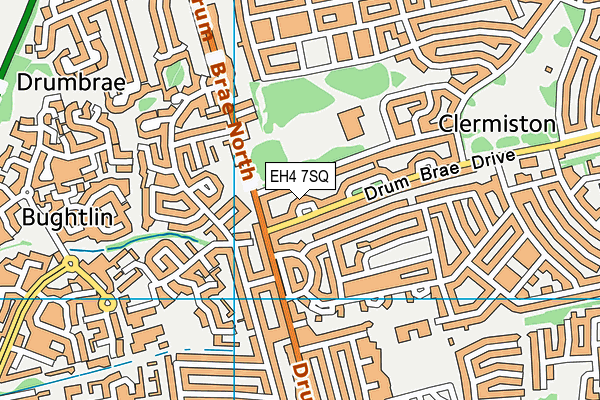 EH4 7SQ map - OS VectorMap District (Ordnance Survey)
