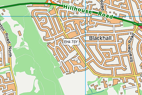 EH4 7SY map - OS VectorMap District (Ordnance Survey)