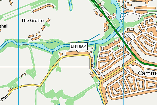 EH4 8AP map - OS VectorMap District (Ordnance Survey)