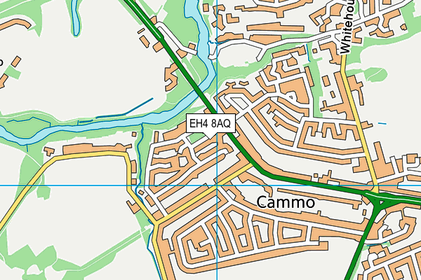 EH4 8AQ map - OS VectorMap District (Ordnance Survey)