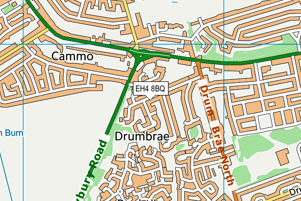 EH4 8BQ map - OS VectorMap District (Ordnance Survey)