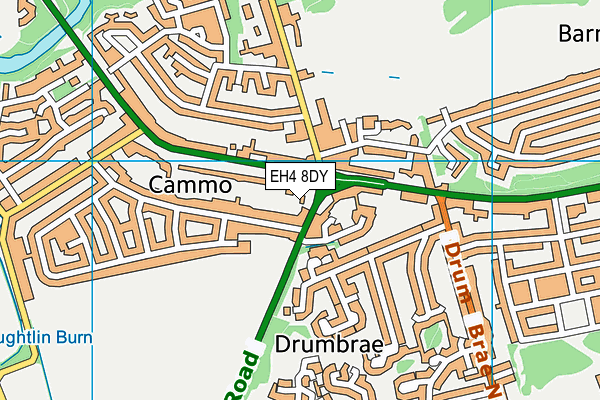 EH4 8DY map - OS VectorMap District (Ordnance Survey)