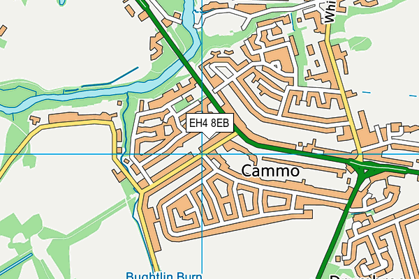 EH4 8EB map - OS VectorMap District (Ordnance Survey)