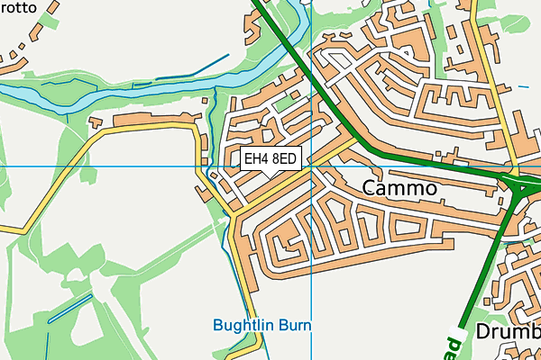 EH4 8ED map - OS VectorMap District (Ordnance Survey)