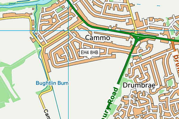 EH4 8HB map - OS VectorMap District (Ordnance Survey)
