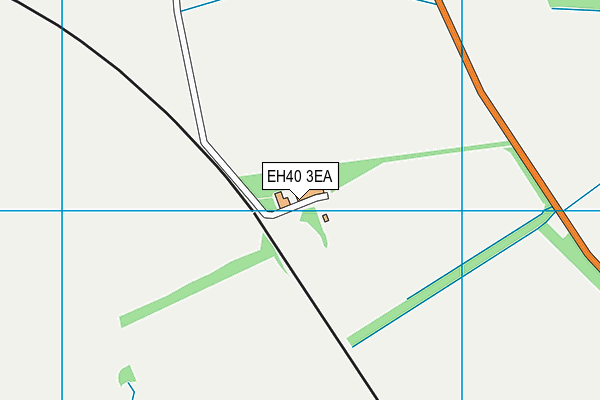 EH40 3EA map - OS VectorMap District (Ordnance Survey)