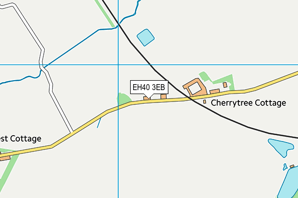 EH40 3EB map - OS VectorMap District (Ordnance Survey)