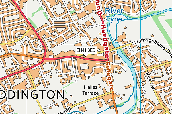 EH41 3ED map - OS VectorMap District (Ordnance Survey)