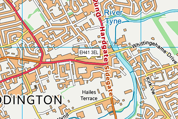 EH41 3EL map - OS VectorMap District (Ordnance Survey)