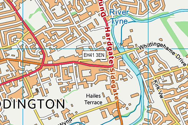 EH41 3EN map - OS VectorMap District (Ordnance Survey)