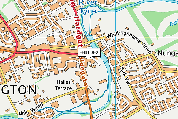 EH41 3EX map - OS VectorMap District (Ordnance Survey)