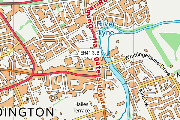 EH41 3JB map - OS VectorMap District (Ordnance Survey)