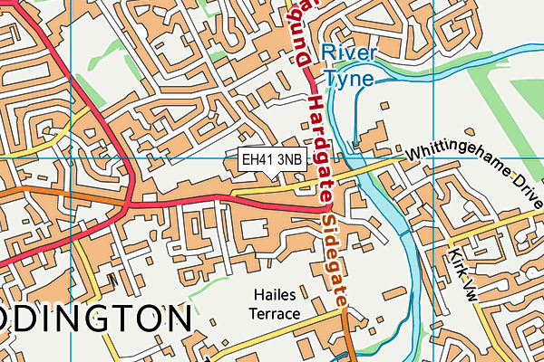 EH41 3NB map - OS VectorMap District (Ordnance Survey)