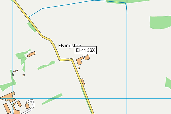 EH41 3SX map - OS VectorMap District (Ordnance Survey)