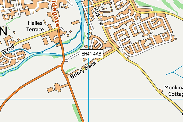 EH41 4AB map - OS VectorMap District (Ordnance Survey)