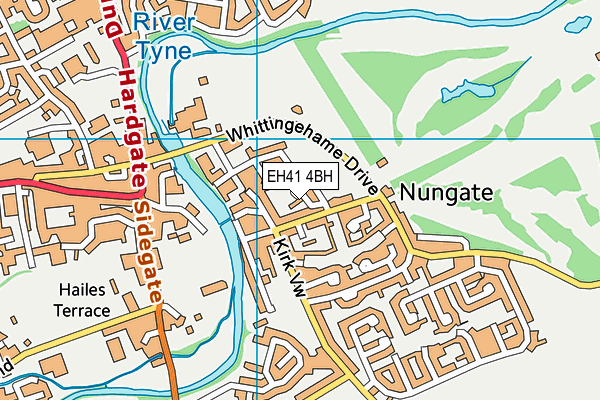 EH41 4BH map - OS VectorMap District (Ordnance Survey)