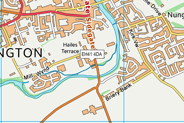 EH41 4DA map - OS VectorMap District (Ordnance Survey)