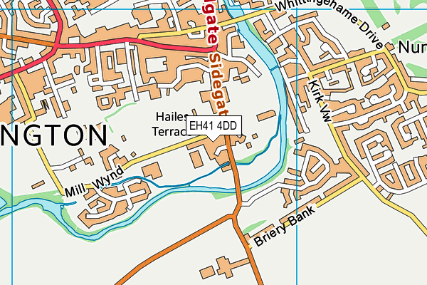 EH41 4DD map - OS VectorMap District (Ordnance Survey)