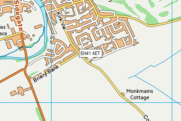 EH41 4ET map - OS VectorMap District (Ordnance Survey)