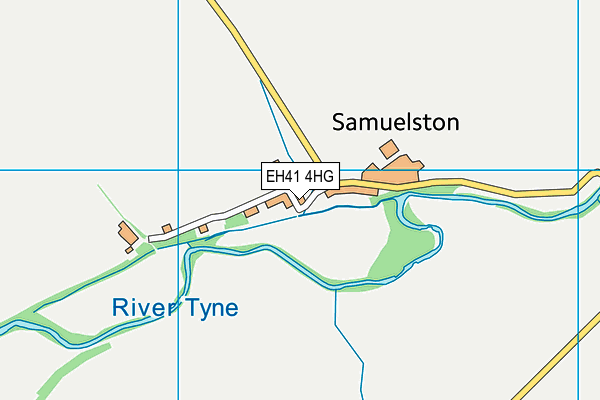 EH41 4HG map - OS VectorMap District (Ordnance Survey)