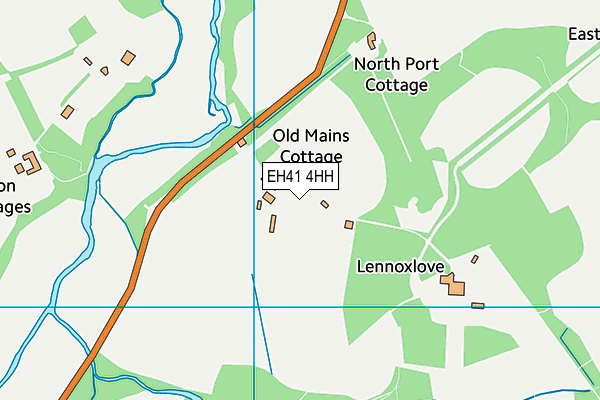 EH41 4HH map - OS VectorMap District (Ordnance Survey)