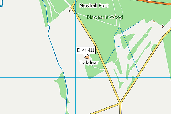 EH41 4JJ map - OS VectorMap District (Ordnance Survey)