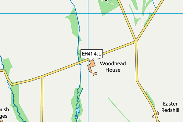 EH41 4JL map - OS VectorMap District (Ordnance Survey)