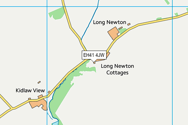 EH41 4JW map - OS VectorMap District (Ordnance Survey)