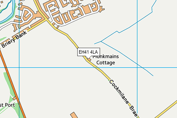 EH41 4LA map - OS VectorMap District (Ordnance Survey)