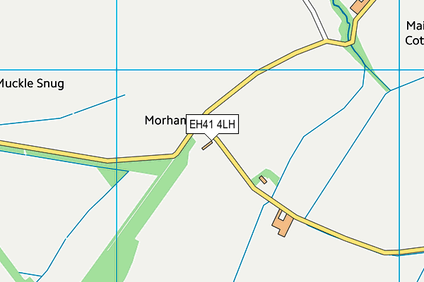 EH41 4LH map - OS VectorMap District (Ordnance Survey)