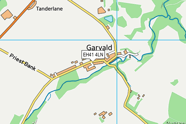 EH41 4LN map - OS VectorMap District (Ordnance Survey)