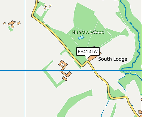 EH41 4LW map - OS VectorMap District (Ordnance Survey)