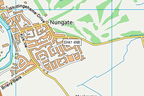 EH41 4NB map - OS VectorMap District (Ordnance Survey)