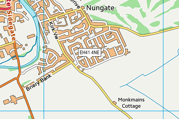 EH41 4NE map - OS VectorMap District (Ordnance Survey)